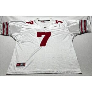 Ohio State Buckeyes C.J. Stroud #7 Headmaster White Jersey Large Stiched READ*